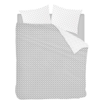 Snoozing Pierrot Dekbedovertrek - Lits-jumeaux (270x200/220 Cm + 2 Slopen) - Katoen - Gray - Grijs