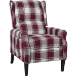 Vidaxl Fauteuil Stof - Rood