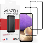 2-pack Bmax Samsung Galaxy A32 Screenprotector - Glass - Full Cover 2.5d - Black