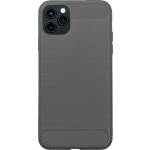 Bmax Carbon Soft Case Hoesje Voor Iphone 12 Pro - Grey/ - Grijs