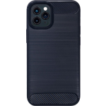 Bmax Carbon Soft Case Hoesje Voor Iphone 12 Pro - Blue/ - Blauw