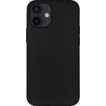 Bmax Liquid Silicone Case Hoesje Voor Iphone 12 Mini - Black/ - Zwart