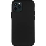 Bmax Liquid Silicone Case Hoesje Voor Iphone 12 Pro Max - Black/ - Zwart