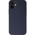 Bmax Liquid Silicone Case Hoesje Voor Iphone 12 Mini - Midnight Blue/donker - Blauw