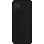 Bmax Liquid Silicone Case Hoesje Voor Samsung Galaxy A71 - Black/ - Zwart