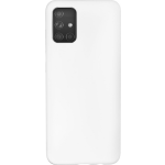 Bmax Liquid Silicone Case Hoesje Voor Samsung Galaxy A71 - White/wit