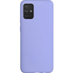 Bmax Liquid Silicone Case Hoesje Voor Samsung Galaxy A71 - Mist Blue/licht - Paars