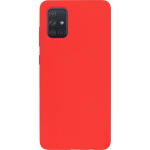 Bmax Liquid Silicone Case Hoesje Voor Samsung Galaxy A71 - Dark Red/donker - Rood