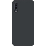 Bmax Liquid Silicone Case Hoesje Voor Samsung Galaxy A70 - Antraciet - Zwart