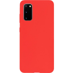 Bmax Liquid Silicone Case Hoesje Voor Samsung Galaxy S20 - Dark Red/donker - Rood