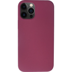 Bmax Liquid Silicone Case Hoesje Voor Iphone 12 - Plum/pruim - Paars