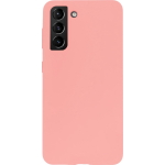 Bmax Liquid Silicone Case Hoesje Voor Samsung Galaxy S21 Plus - Peach/perzik - Roze