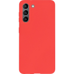 Bmax Essential Matte Case Samsung Galaxy S21 Hoesje - - Rood