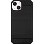 Bmax Carbon Soft Case Hoesje Voor Iphone 13 Mini - Black/ - Zwart