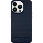 Bmax Carbon Soft Case Hoesje Voor Iphone 13 Pro - Blue/ - Blauw