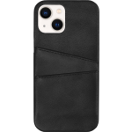 Bmax Pu Leather Card Slots Hard Case Hoesje Voor Iphone 13 - Black/ - Zwart