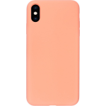 Bmax Liquid Silicone Case Hoesje Voor Iphone Xs Max - Nectarine/pastel - Oranje