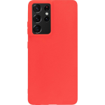 Bmax Essential Matte Case Samsung Galaxy S21 Ultra Hoesje - - Rood