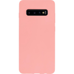 Bmax Liquid Silicone Case Hoesje Voor Samsung Galaxy S10 Plus - Peach/perzik - Roze