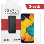 2-pack Bmax Samsung Galaxy A30 Screenprotector - Glass - 2.5d