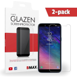 2-pack Bmax Samsung Galaxy A6 Screenprotector - Glass - 2.5d