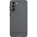 Bmax Carbon Soft Case Hoesje Voor Samsung Galaxy S21 - Grey/ - Grijs