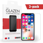 2-pack Bmax Apple Iphone X/xs Screenprotector - Glass - 2.5d