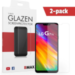 2-pack Bmax Lg G7 Fit Screenprotector - Glass - 2.5d