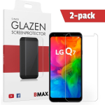2-pack Bmax Lg Q7 Screenprotector - Glass - 2.5d