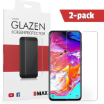 2-pack Bmax Samsung Galaxy A70 Screenprotector - Glass - 2.5d