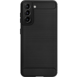 Bmax Carbon Soft Case Hoesje Voor Samsung Galaxy S21 Plus - Black/ - Zwart