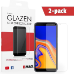 2-pack Bmax Samsung Galaxy J6 Plus Screenprotector - Glass - 2.5d