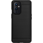 Bmax Carbon Soft Case Hoesje Voor Oneplus 9 - Black/ - Zwart