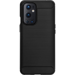 Bmax Carbon Soft Case Hoesje Voor Oneplus 9 Pro - Black/ - Zwart