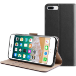 Bmax Leren Flip Case Hoesje Voor Iphone 7/8 Plus - - Zwart