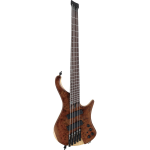 Ibanez Bass Workshop EHB1265MS Natural Mocha Low Gloss 5-snarige headless elektrische basgitaar met gigbag