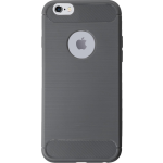 Bmax Carbon Soft Case Hoesje Voor Iphone 6/6s Plus - Grey/ - Grijs