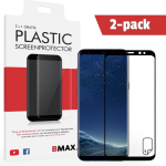 2+1-pack Bmax Samsung Galaxy S8 Plus Screenprotector - Pet - Full Cover