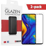 2-pack Bmax Xiaomi Mi Mix 3 Screenprotector - Glass - Full Cover 2.5d - Black