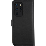 Bmax Leren Flip Case Hoesje Voor Huawei P40 Pro - Black/ - Zwart