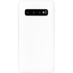 Bmax Liquid Silicone Case Hoesje Voor Samsung Galaxy S10 - White/wit