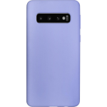 Bmax Liquid Silicone Case Hoesje Voor Samsung Galaxy S10 - Mist Blue/licht - Paars