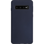 Bmax Liquid Silicone Case Hoesje Voor Samsung Galaxy S10 Plus - Dark Blue/donker - Blauw