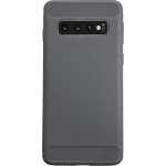 Bmax Carbon Soft Case Hoesje Voor Samsung Galaxy S10 - Grey/ - Grijs