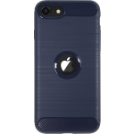 Bmax Carbon Soft Case Hoesje Voor Iphone Se 2020 - Blue/ - Blauw