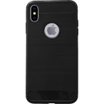 Bmax Carbon Soft Case Hoesje Voor Iphone Xs Max - Black/ - Zwart