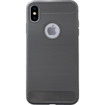 Bmax Carbon Soft Case Hoesje Voor Iphone Xs Max - Grey/ - Grijs