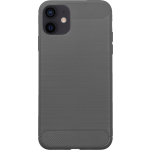 Bmax Carbon Soft Case Hoesje Voor Iphone 12 Mini - Grey/ - Grijs