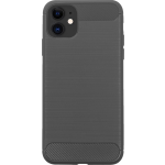 Bmax Carbon Soft Case Hoesje Voor Iphone 11 - Grey/ - Grijs