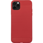 Bmax Carbon Soft Case Hoesje Voor Iphone 11 Pro - Red/ - Rood